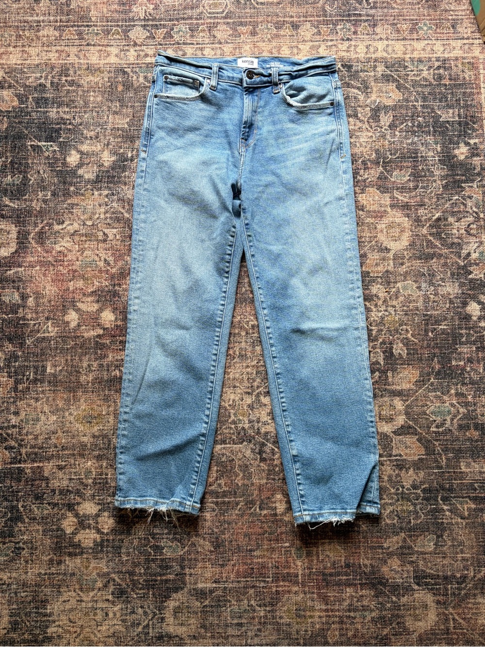 Light Blue Women’s Jeans - Kensie Ella Straight Fit